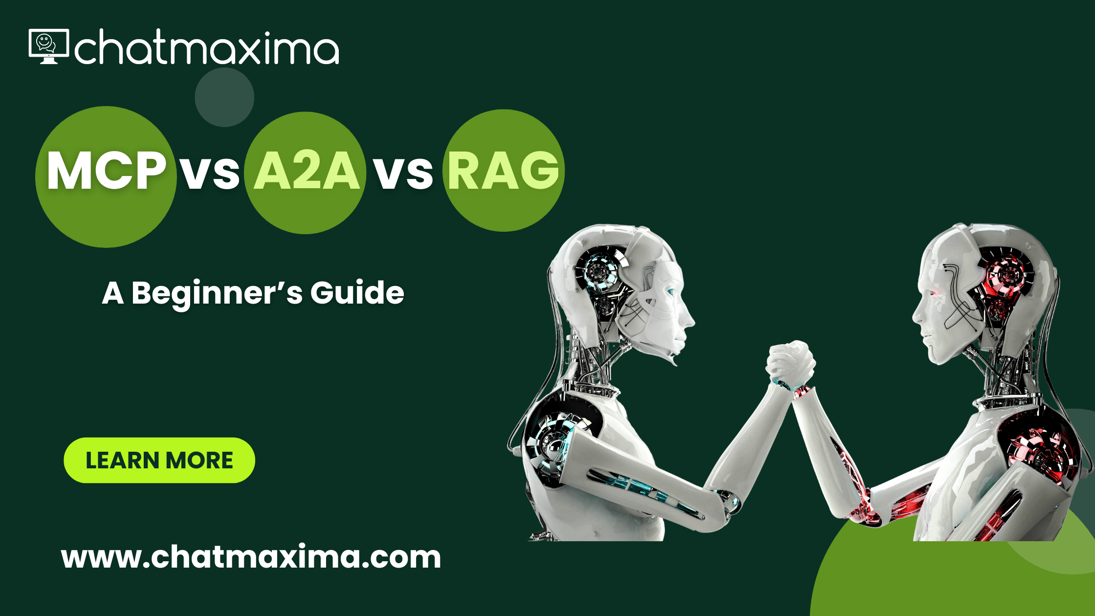 MCP vs A2A vs RAG Explained for Beginners - ChatMaxima Blog