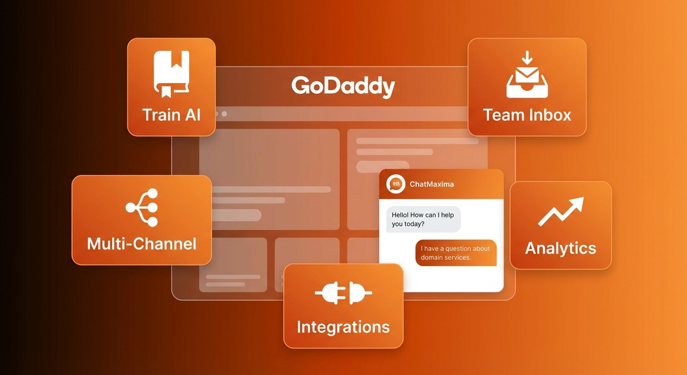 Gradient Modern style illustration with a dark-to-light orange gradient backgrou