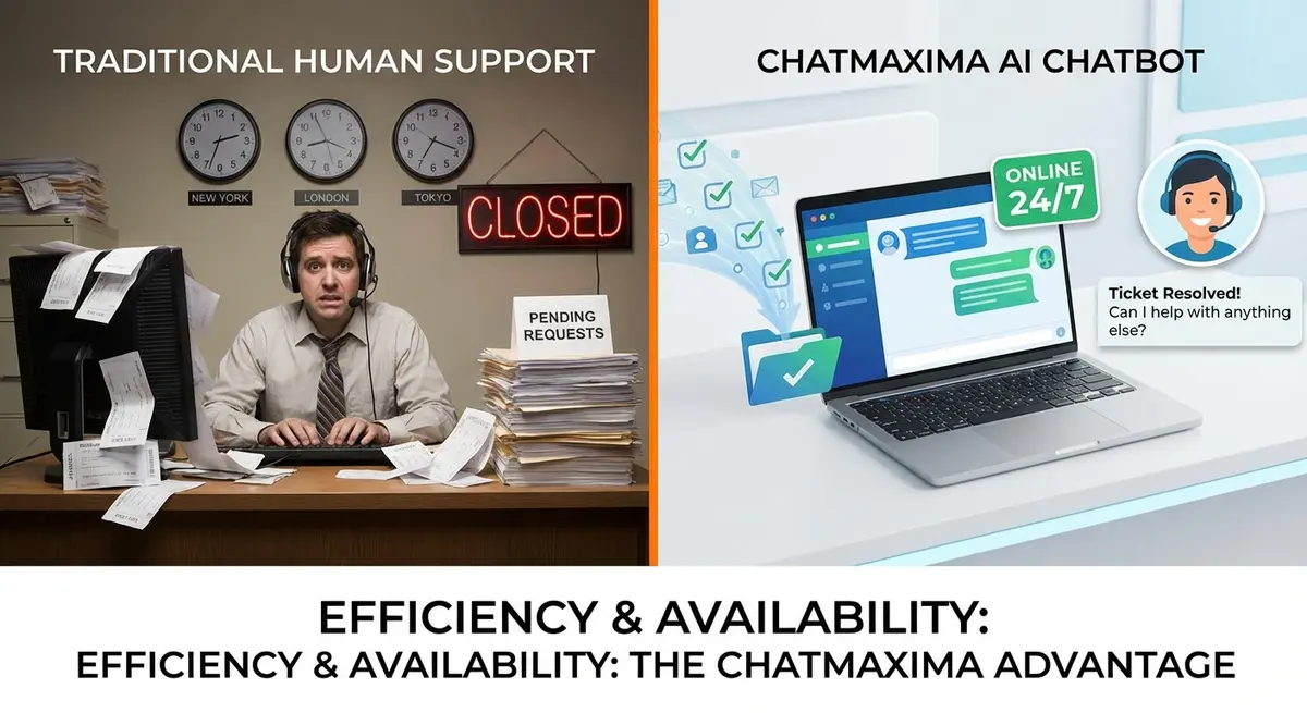 Chatbot vs manual support comparison for Shopify stores