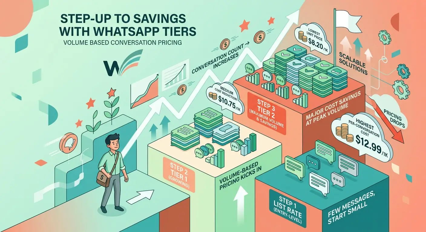 WhatsApp API Volume Tier Discounts - ChatMaxima