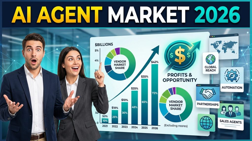 AI Agents Market Size and AI Assistant Market Share in 2026: The Numbers Behind the Hype