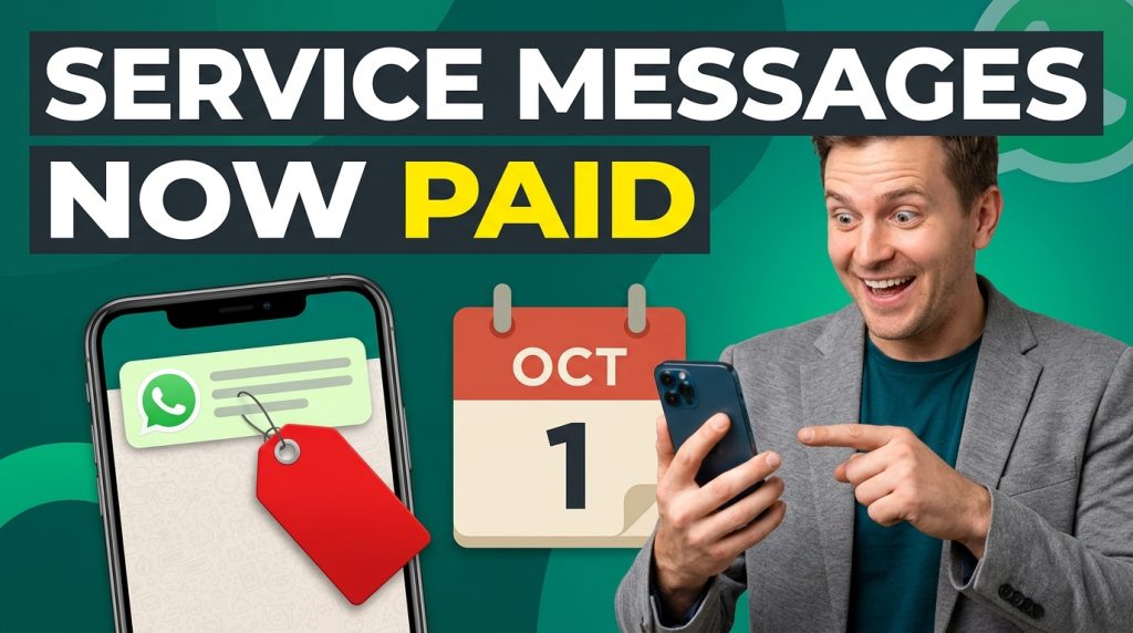 WhatsApp Service Message Pricing from October 1, 2026: What It Costs in Every Country and Currency