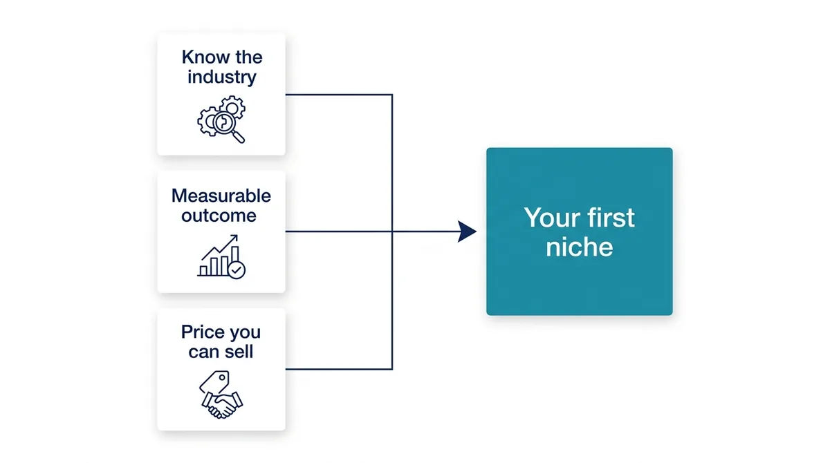How to choose your first AI agent business niche - ChatMaxima
