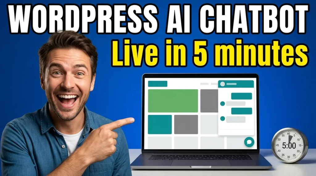 WordPress AI chatbot live in 5 minutes - ChatMaxima