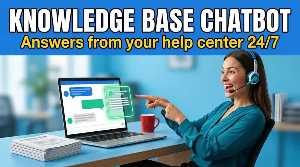 Knowledge base chatbot that answers from your help center 24/7 - ChatMaxima
