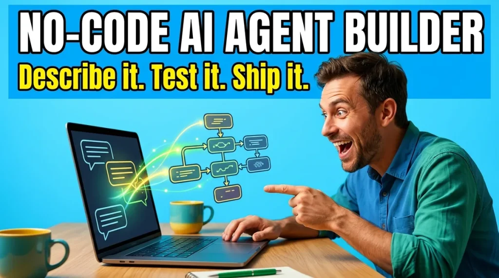 No-code AI agent builder: describe it, test it, ship it - ChatMaxima