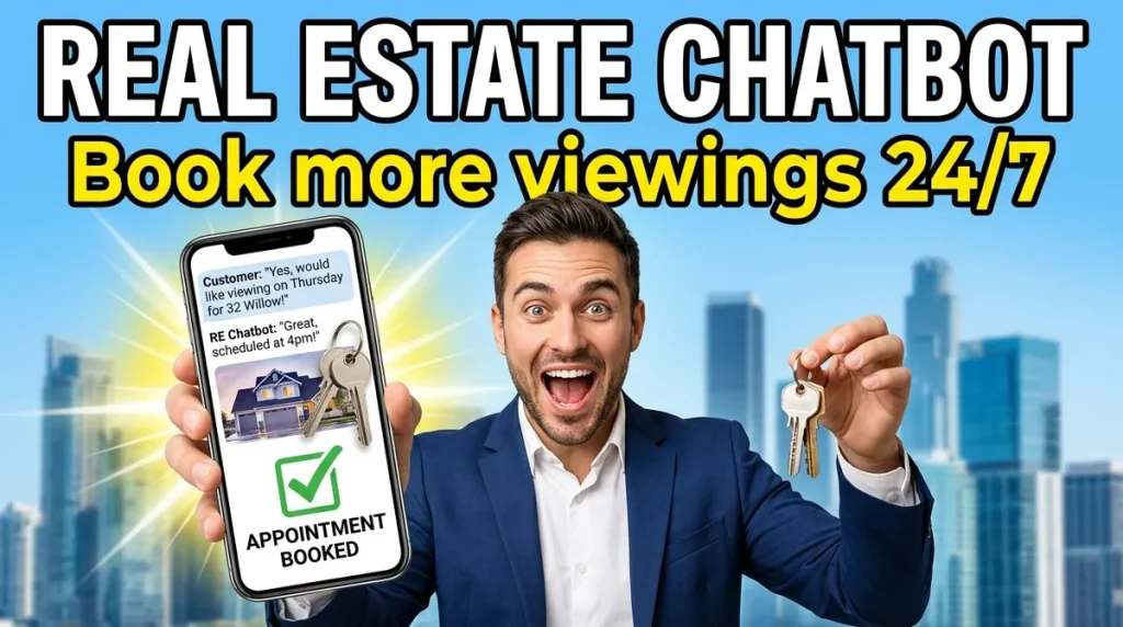 Real estate chatbot: book more viewings 24/7 - ChatMaxima