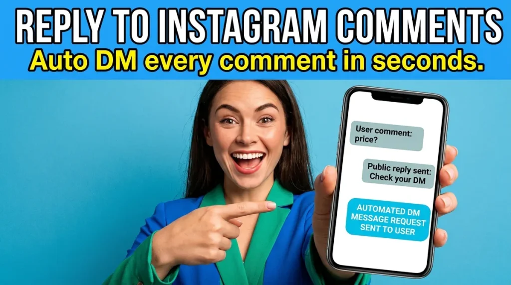 Reply to Instagram comments: auto DM every comment in seconds - ChatMaxima