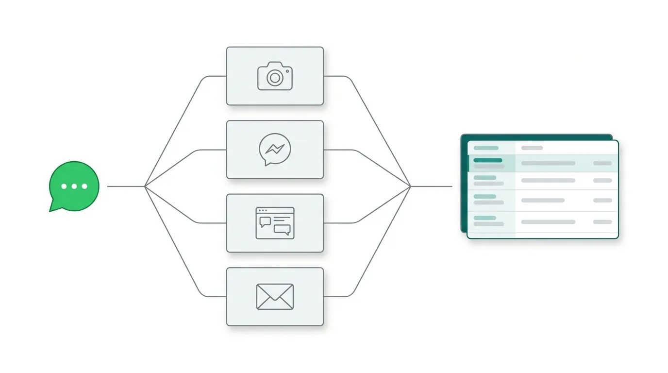 Wati alternatives with WhatsApp, Instagram, Messenger, web chat and email in one inbox - ChatMaxima