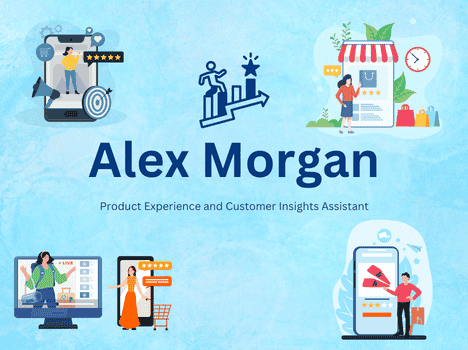 Alex Morgan – Product Experience and Customer Insights Assistant - SaaS AI Agent, Customer Service Chatbot Template