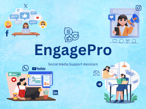 EngagePro – Social Media Support Assistant - Marketing & Advertising Customer Service, Sales & Marketing Chatbot Template