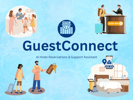 GuestConnect – AI Hotel Reservations & Support Assistant - Travel Customer Service, Travel Chatbot Template