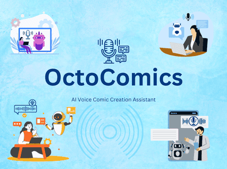 OctoComics – AI Voice Comic Creation Assistant - Media & Entertainment AI Voice Agent, Media and Entertainment Chatbot Template